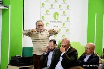 Asamblea de Nueva Canarias de esta tarde en Telde (foto Antonio Alí)